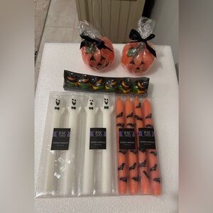 16 Halloween Candles Ghost Pumpkin Witch NWT